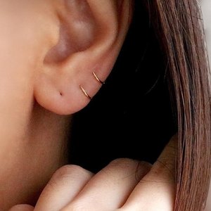 Hugging Oorringen - 8mm