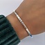 Hammered Line Bracelet - 925 zilver