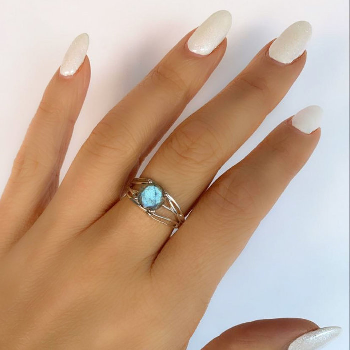 Labradorite ring Mila - 925 zilver
