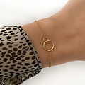 Link of love armband - goldplated
