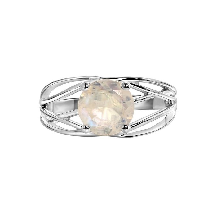 Maansteen ring Mila - 925 zilver