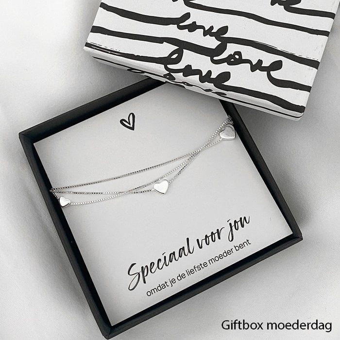 Floating Hearts armband