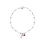Gepersonaliseerde geboortesteen armband - 925 zilver