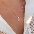 Maansteen ketting Noor - 925 zilver