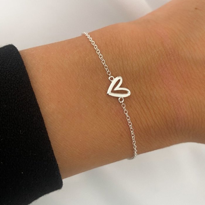 Hart armband - 925 zilver