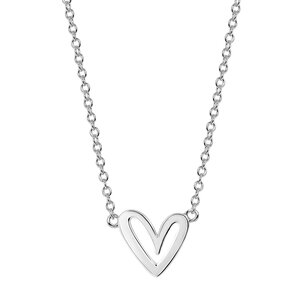 Hart ketting - 925 zilver