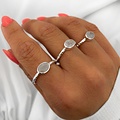 Maansteen ring Noé - 925 zilver