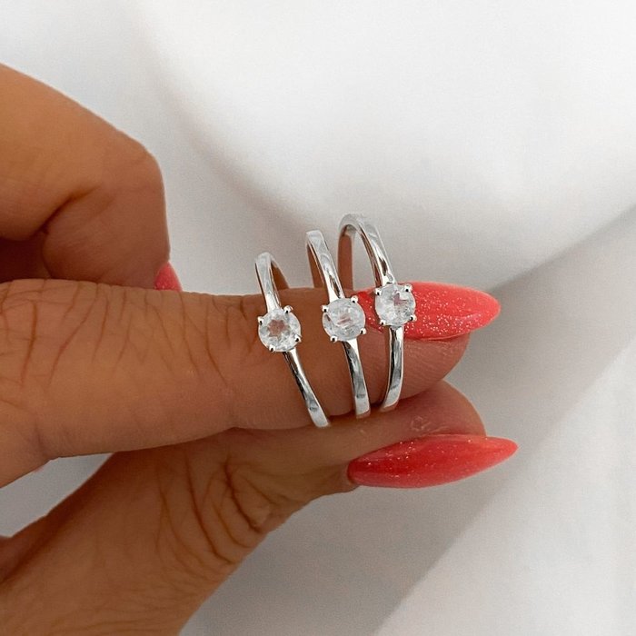 Maansteen ring Nora - 925 zilver