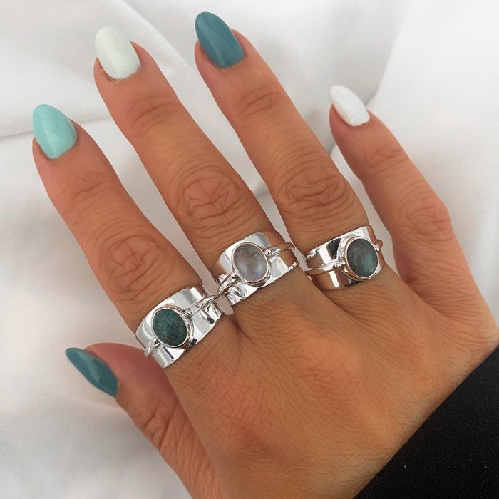 Percy Turquoise ring - 925 zilver