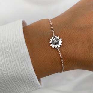 Sunflower armband - 925 zilver