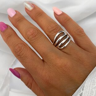 Line ring Elin - 925 zilver