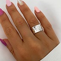 Hammered ring - 925 zilver
