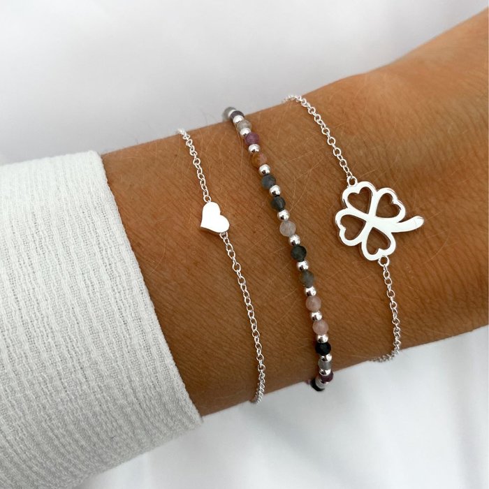 Toermalijn Edelsteen armband Sophie - 925 zilver