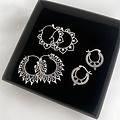 Boho Silver Hoops - 925 zilver