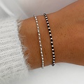 Labradoriet edelsteen armband Sophie - 925 zilver