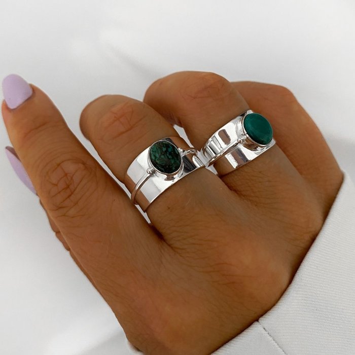 Percy Turquoise ring - 925 zilver