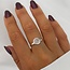 Maansteen ring Calla - 925 zilver