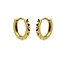 Spike huggies - goldplated