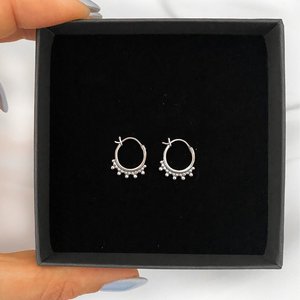 Boho oorringen Ella - 925 zilver