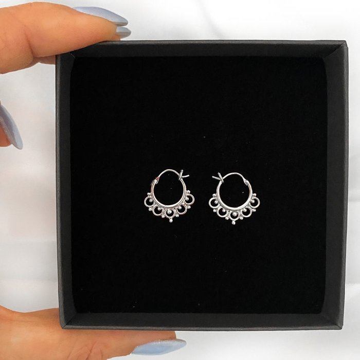 Boho oorringen Celia - 925 zilver