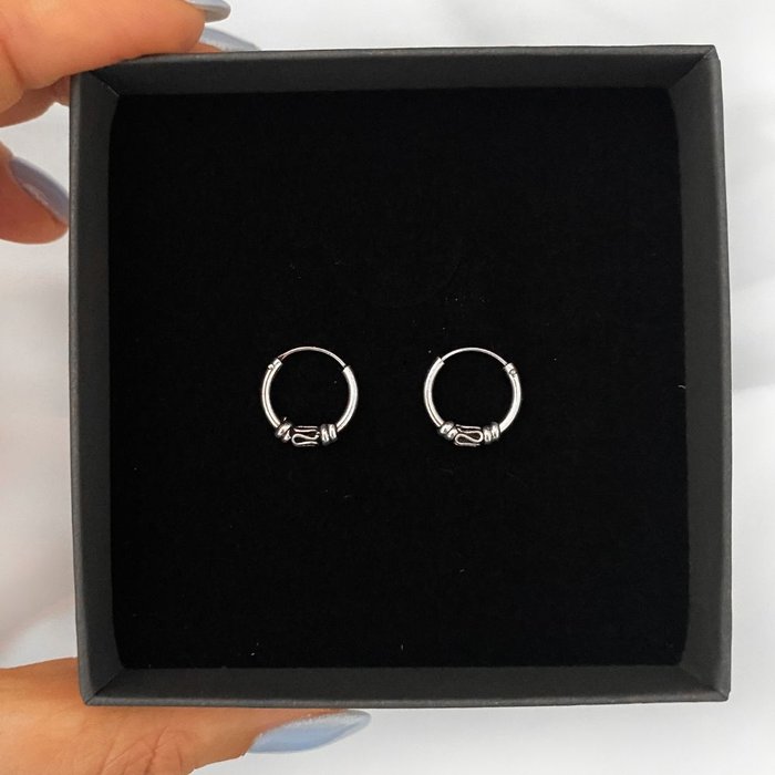 Boho oorringen Cali - 925 zilver