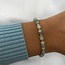 Amazoniet armband - goldplated