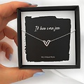 Hart ketting - 925 zilver