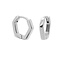 Hexagon huggies - 925 zilver
