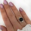 Ring Black Agate - 925 zilver