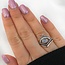 Boho chevron black onyx - 925 zilver