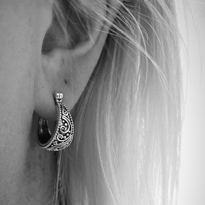 Boho hoops Abian - 925 zilver
