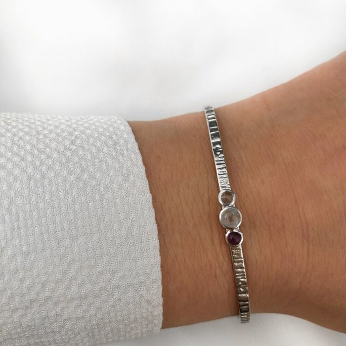 Boho armband Elara - 925 zilver