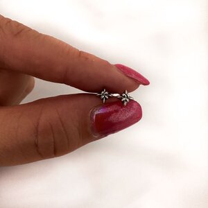 Boho oorknopjes Ember - 925 zilver