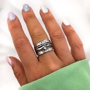 Boho ring Orion - 925 zilver