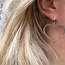 Boho heart earrings - 925 zilver