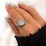 Lunar ring Moonstone - 925 zilver