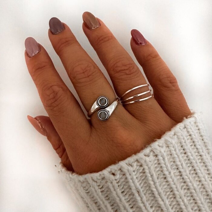 Triple Layer ring - 925 zilver