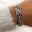 Boho armband Lila - 925 zilver