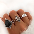 Moonstone ring Kayla - 925 zilver
