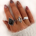 Moonstone ring Kayla - 925 zilver