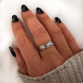 Boho ring Twirlia - 925 zilver