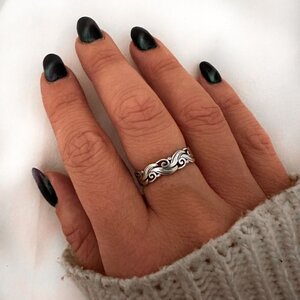 Boho ring Twirlia - 925 zilver