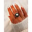 Boho ring Vintage Pearl - 925 zilver