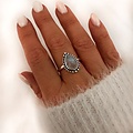 Maansteen ring Ilena - 925 zilver