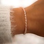 Armbandje Vira Rosequartz - 925 zilver