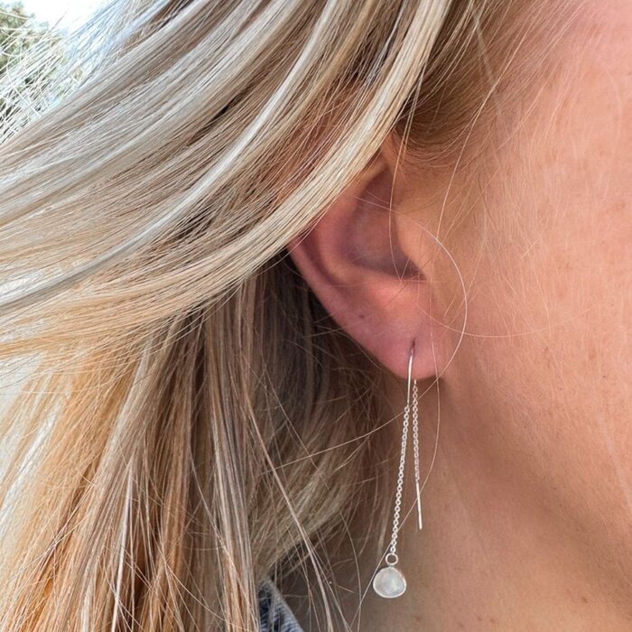 Earthreader moonstone - 925 zilver