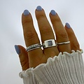 Boho spin ring Weave - 925 zilver