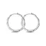 Oorringen Bamboo - 925 zilver