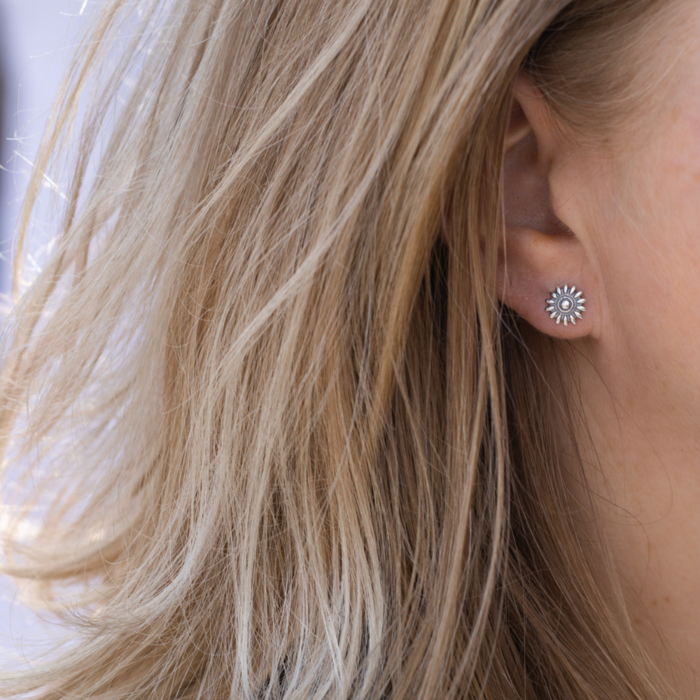 Oorknopjes Bloomy - 925 zilver