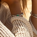 Armband Feather Turquoise - 925 zilver